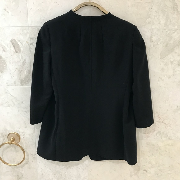 AKRIS {14} Jacket Black Salsa NWT - Picture 6 of 9